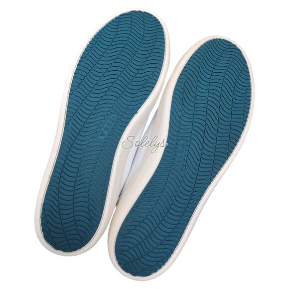 Vessi Soho Mens 9 Ivory White Low Top Waterproof Knit Vegan Leather Sneaker - Picture 7 of 12